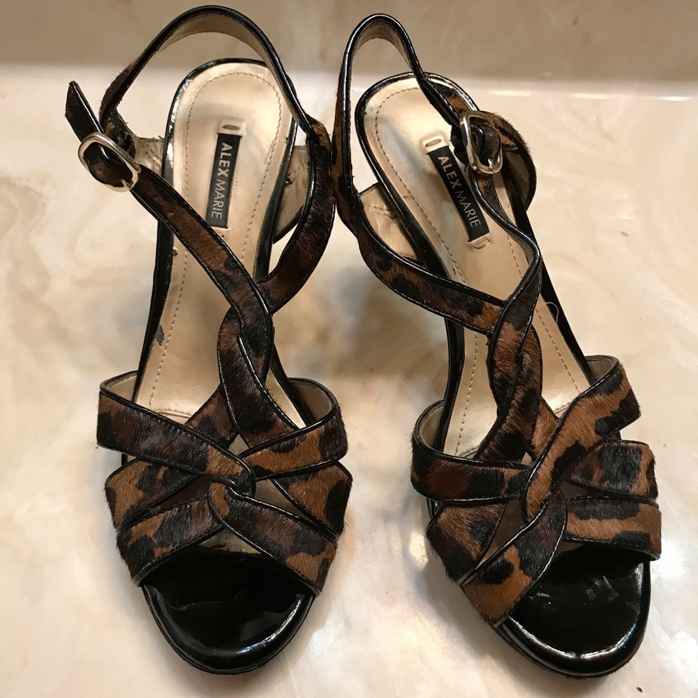 Animal Print Heel Size 7